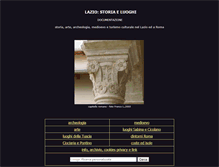 Tablet Screenshot of lazio-directory.org